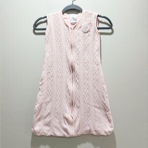 HALO Sleeping Sack Girls Light Pink Knit Cotton/Polyester Size Medium